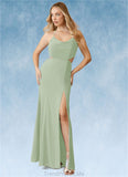 Sadie Mermaid Corset Stretch Chiffon Floor-Length Dress STGP0019821