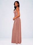 Samantha A-Line Lace Floor-Length Dress STGP0019750