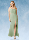 Sadie Mermaid Corset Stretch Chiffon Floor-Length Dress STGP0019821
