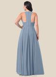 Peyton A-Line Chiffon Floor-Length Dress STGP0019640