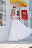 2024 Prom Dresses Scoop Chiffon With Applique And PA624EKF
