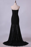 2024 Prom Dresses Sweetheart Column Pleated Bodice Chiffon P1C1D41S