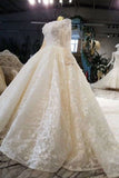 2024 Luxury Wedding Dresses V-Neck Ball PR9ZYGZ8