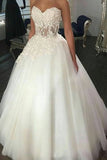 2024 New Arrival Wedding Dresses A-Line Sweetheart P1MF5EZM