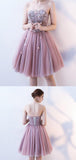 Charming Strapless Sweetheart Tulle A Line Homecoming Dresses