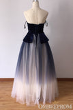 Charming Ombre Ball Gowns Lace Up Prom Dresses