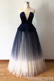 Charming Ombre Ball Gowns Lace Up Prom Dresses