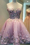 2024 Lovely Homecoming Dresses A Line Sweetheart Short/Mini P869SYJ3