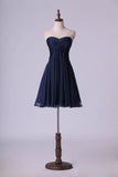 2024 Homecoming Dresses Sweetheart A Line Short Chiffon With PAXR1DTR