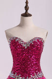 2024 Homecoming Dresses A Line Sweetheart Short/Mini With PCN87HTT