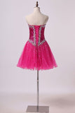 2024 Homecoming Dresses A Line Sweetheart Short/Mini With PCN87HTT