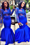 2024 Long Sleeves Prom Dresses Mermaid/Trumpet With PT32RD8T