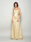A-Line/Princess Sweetheart Sleeveless Long Satin Mother of the Bride Dresses TPP0007424